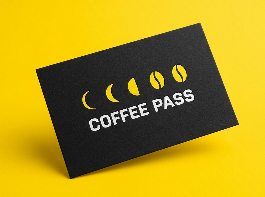 Bean in Progress Coffee Pass card