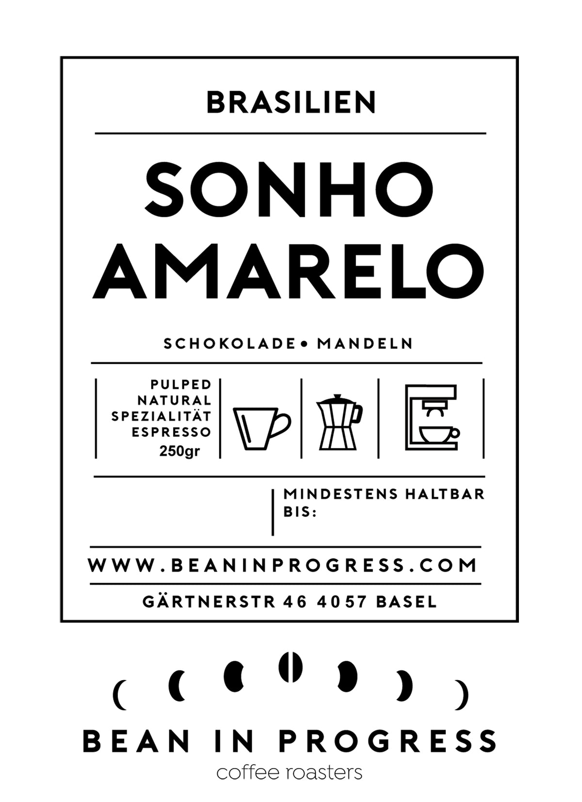 Sonho Amarelo coffee